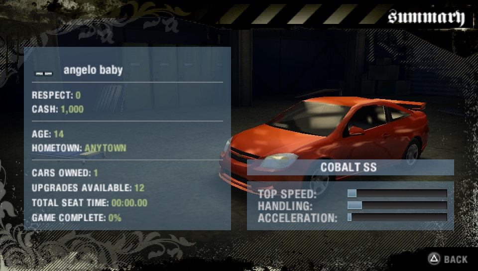 User screenshot of game