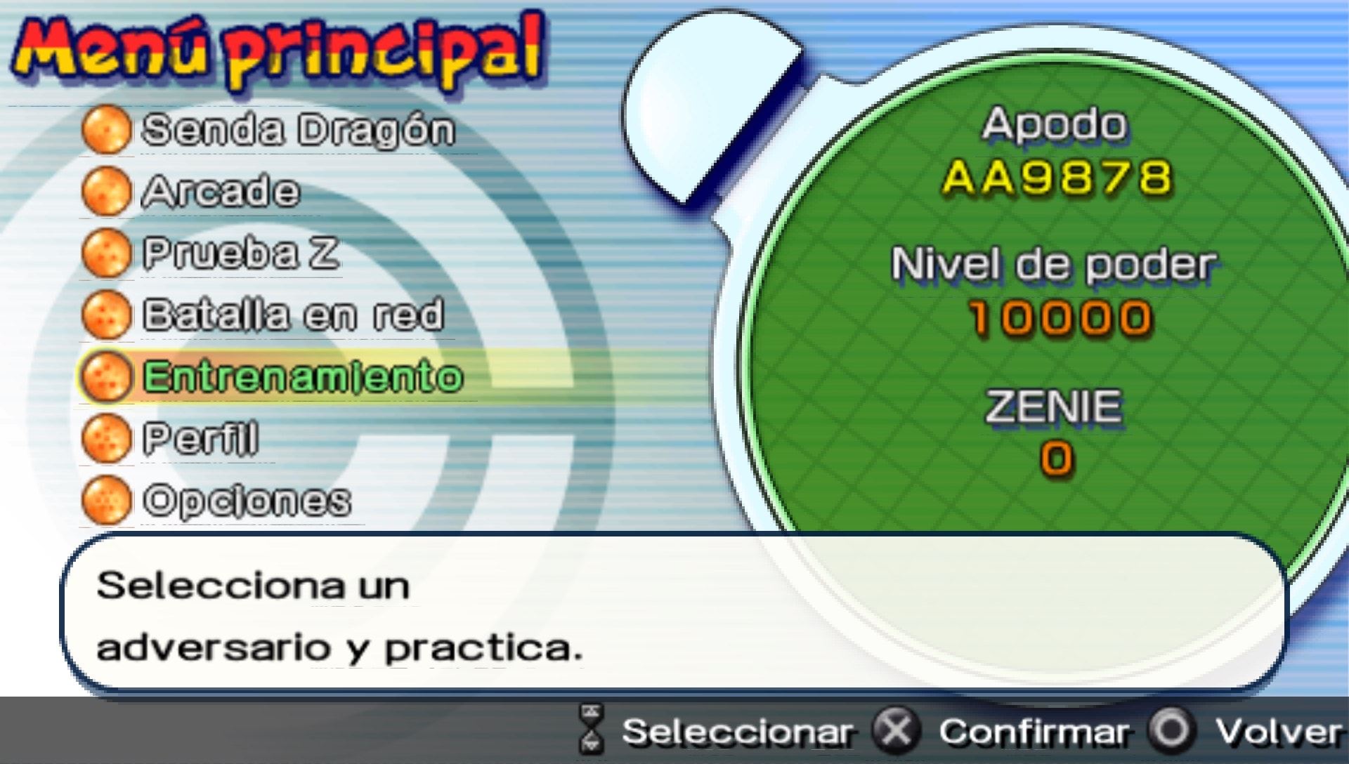 User screenshot of game