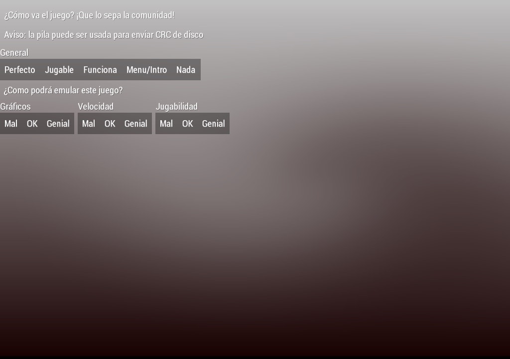 User screenshot of game