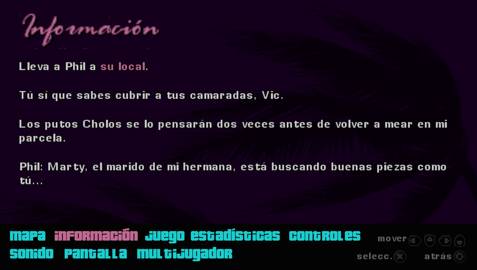 User screenshot of game