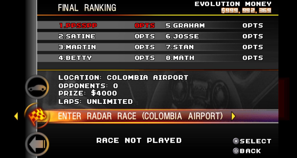 User screenshot of game
