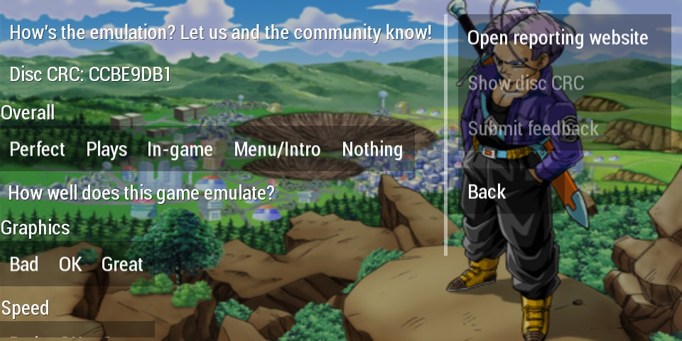 User screenshot of game