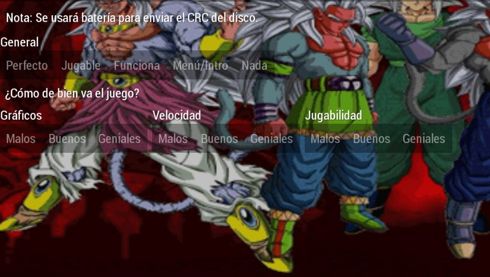 User screenshot of game