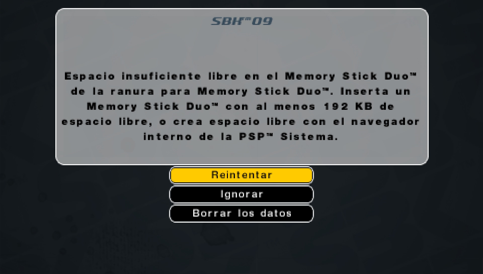 User screenshot of game