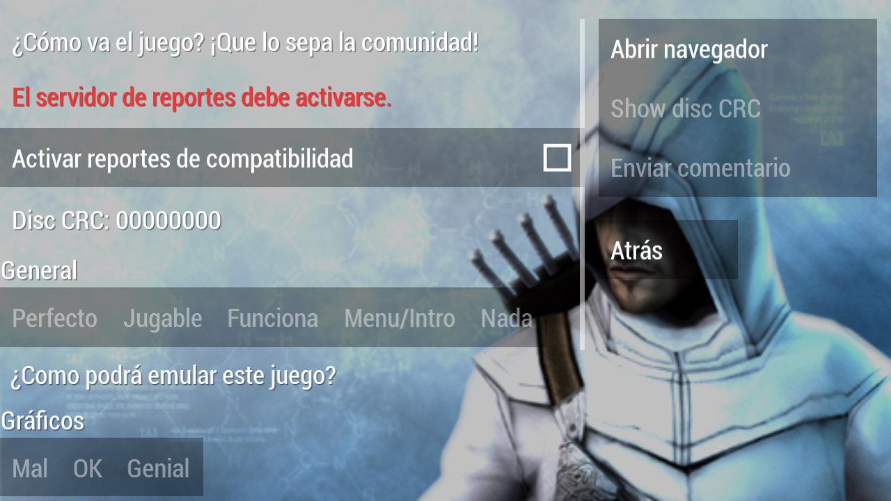 User screenshot of game