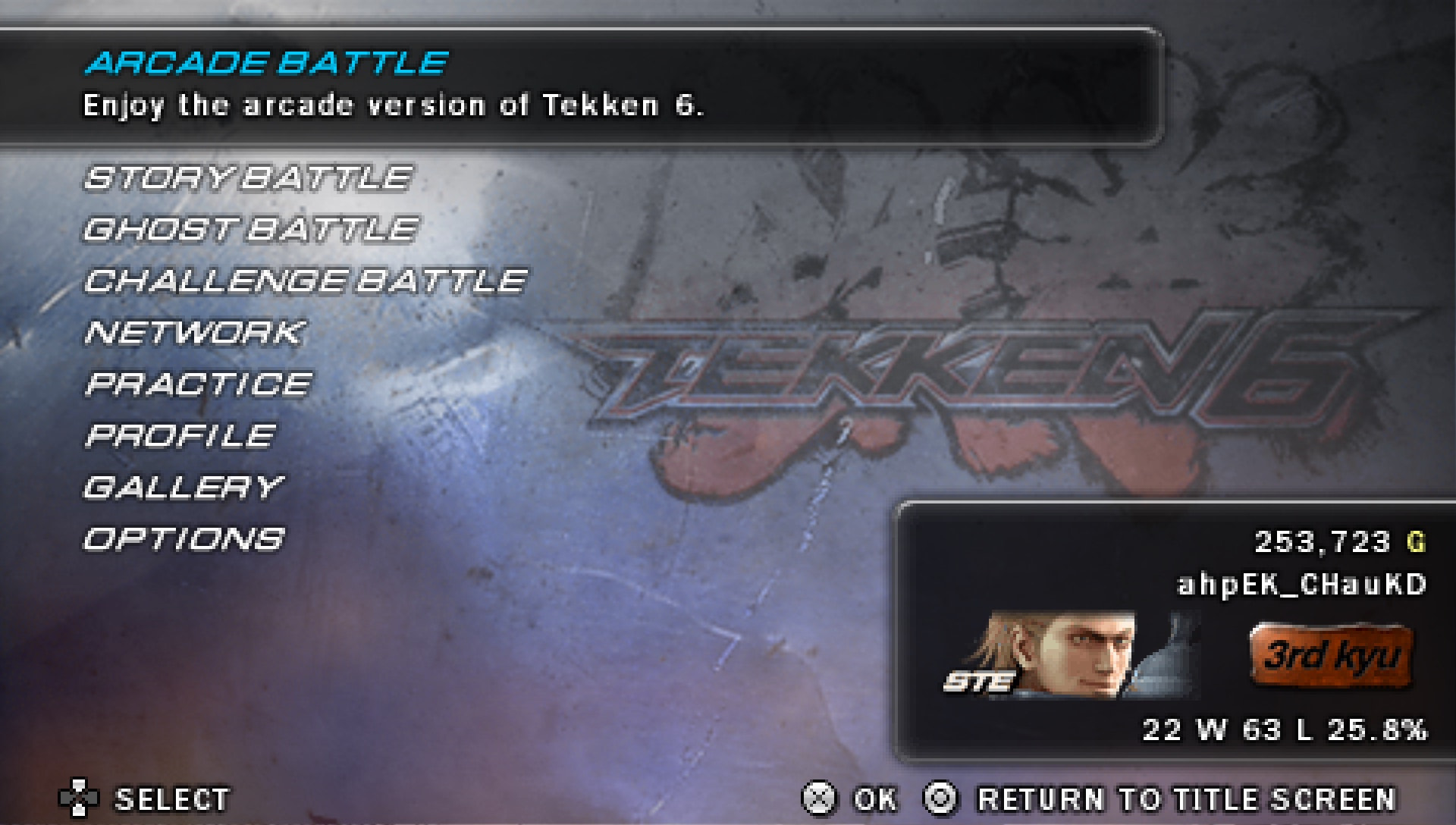 User screenshot of game