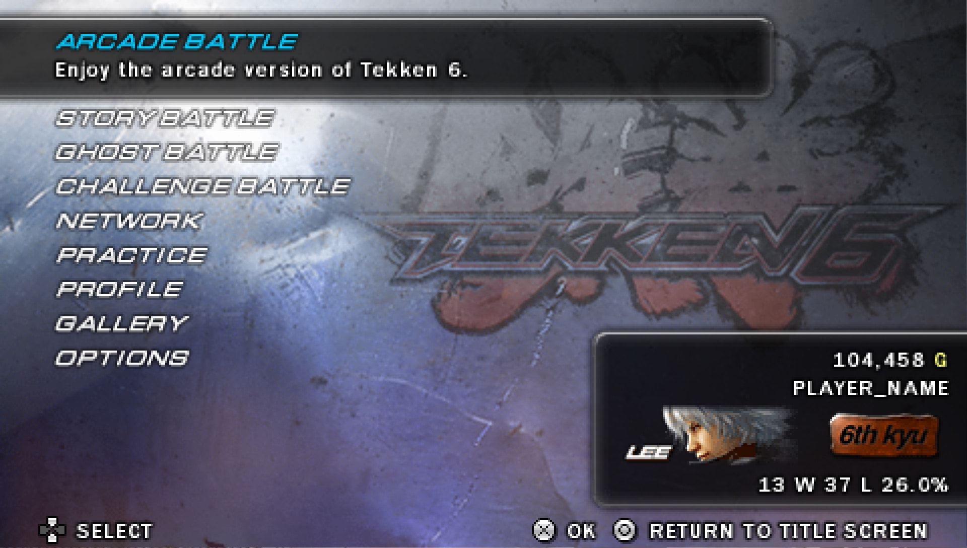 User screenshot of game