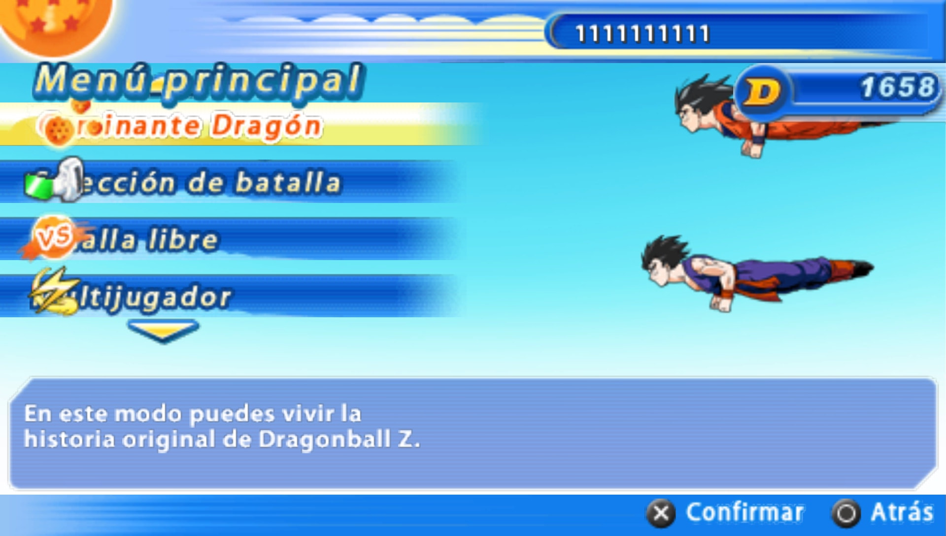 User screenshot of game
