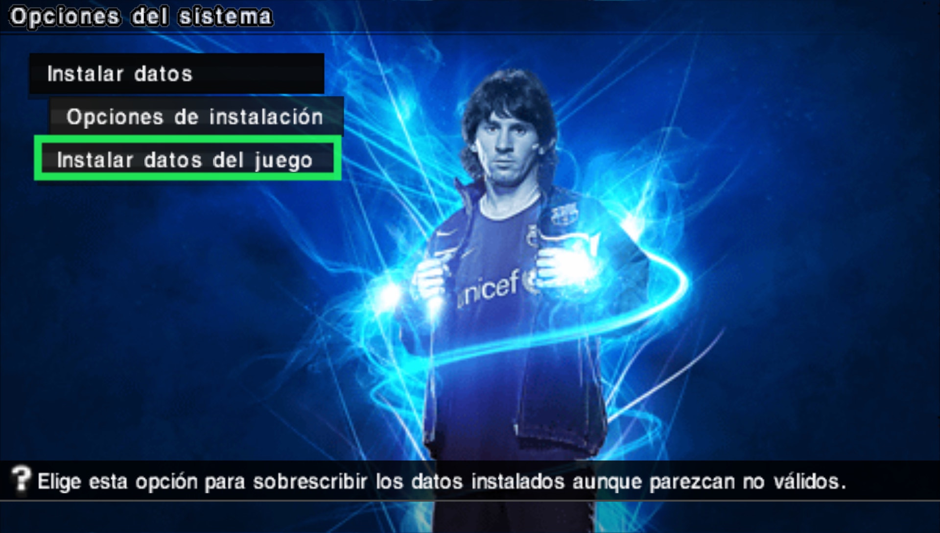 User screenshot of game