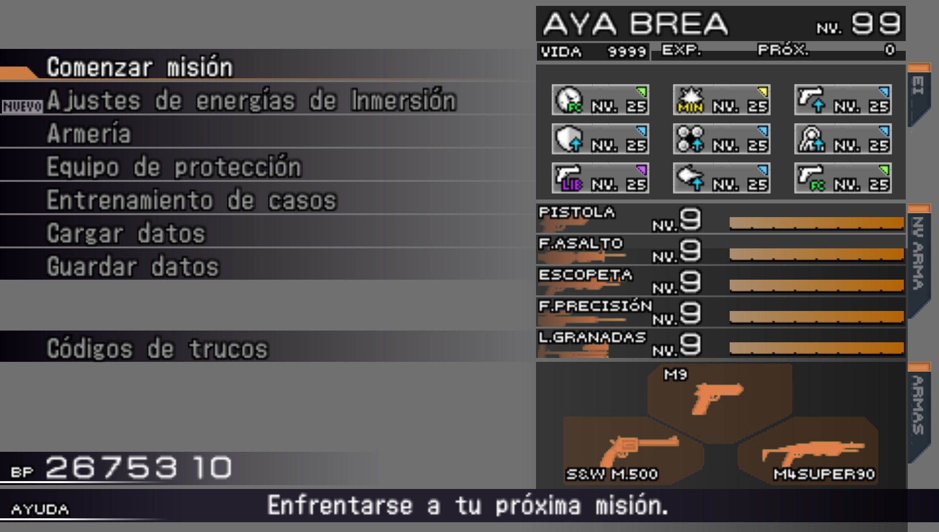 User screenshot of game