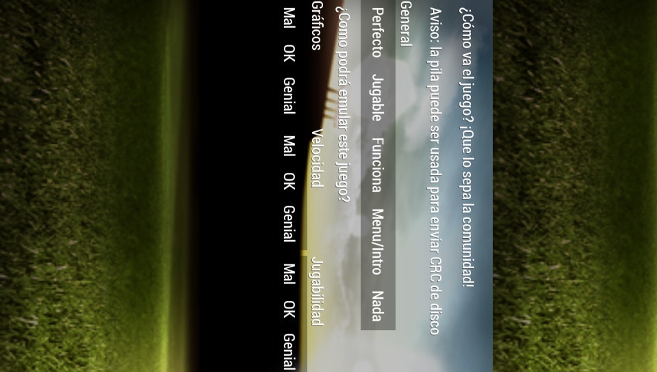 User screenshot of game