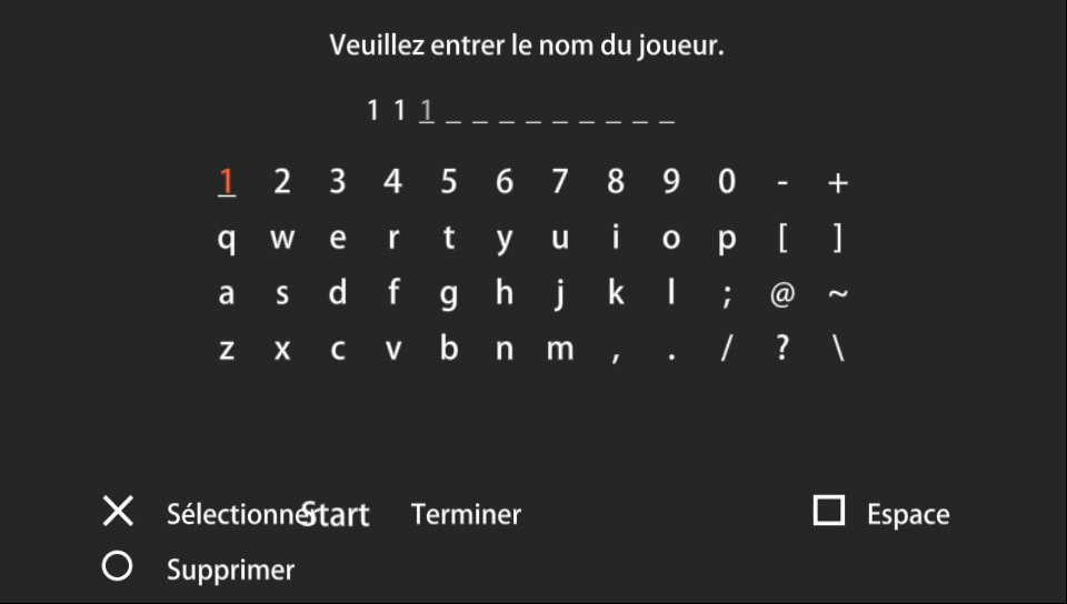 User screenshot of game