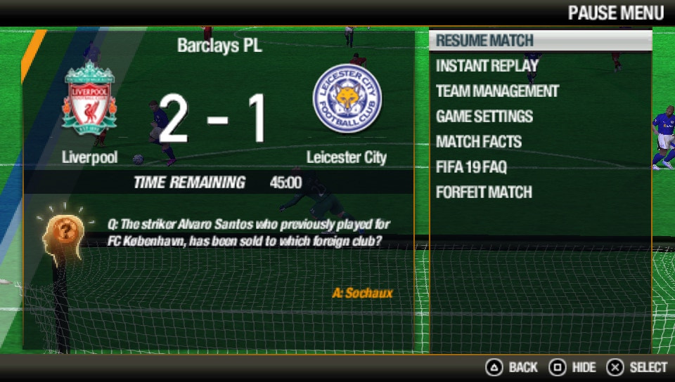 User screenshot of game