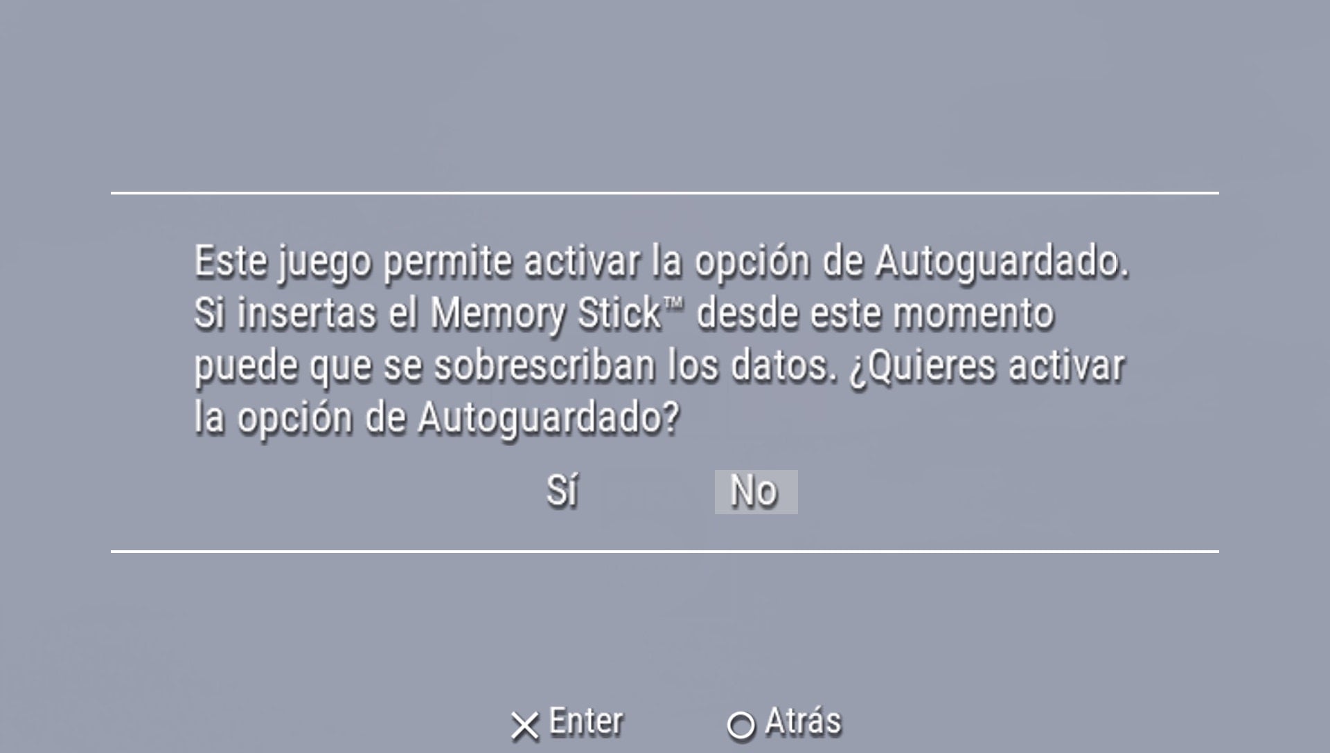 User screenshot of game