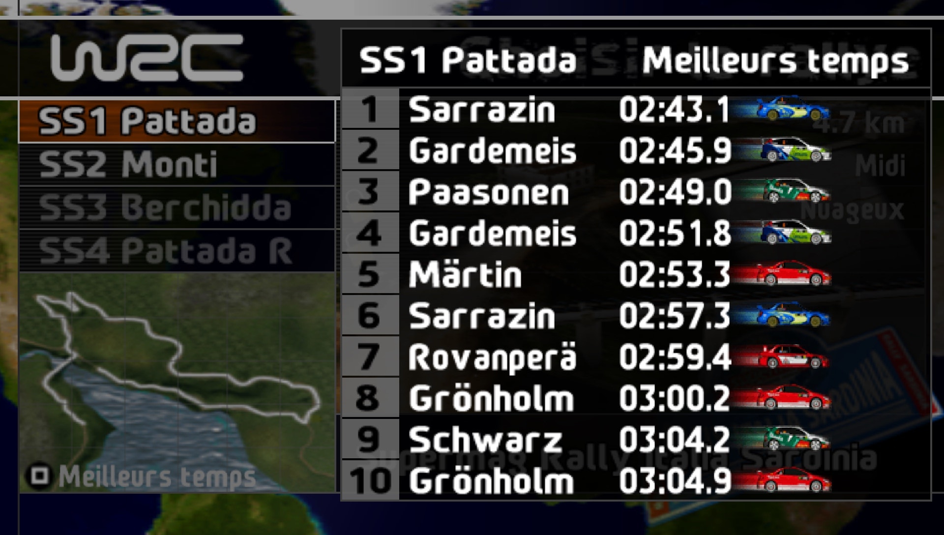 User screenshot of game