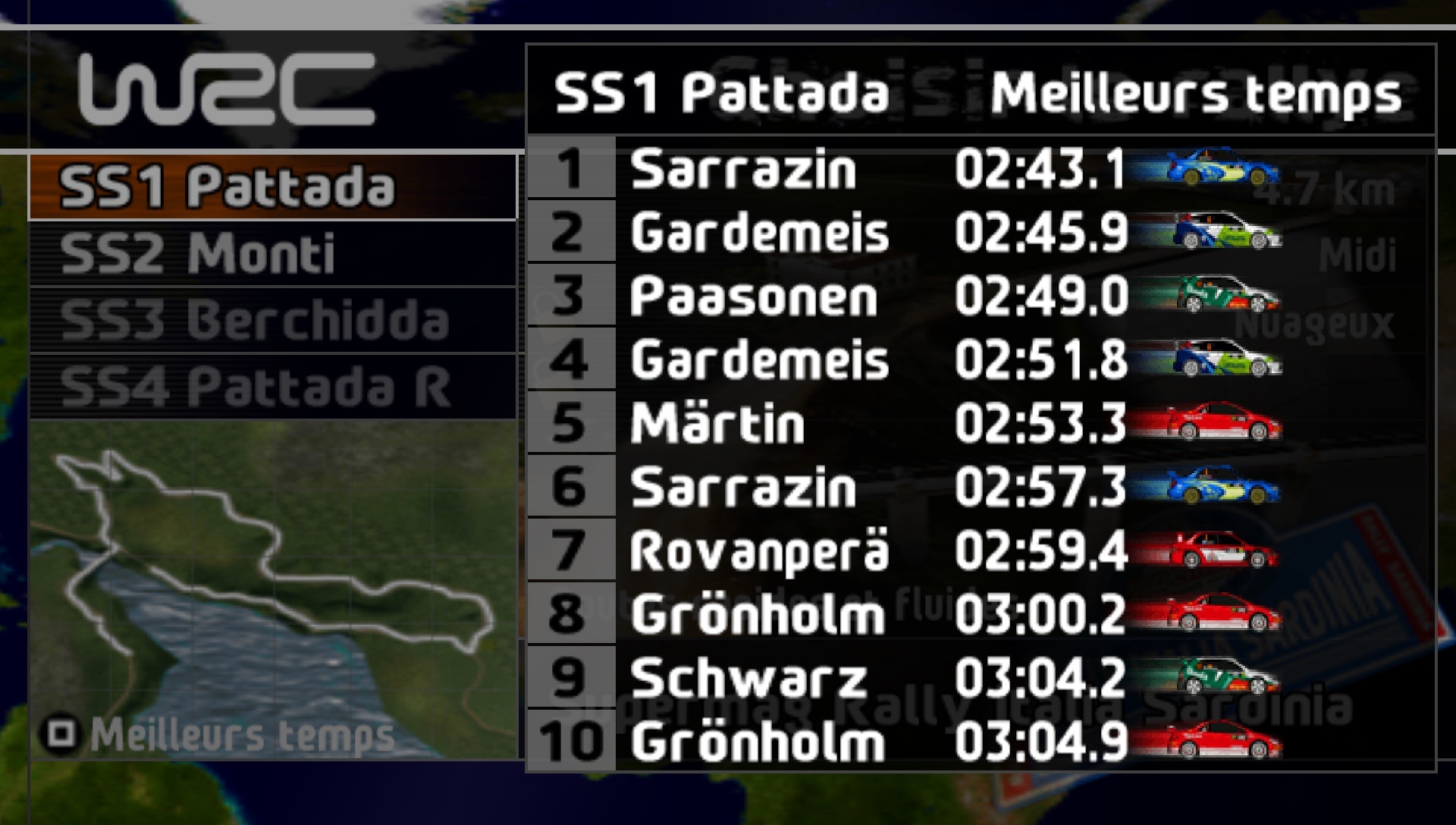 User screenshot of game