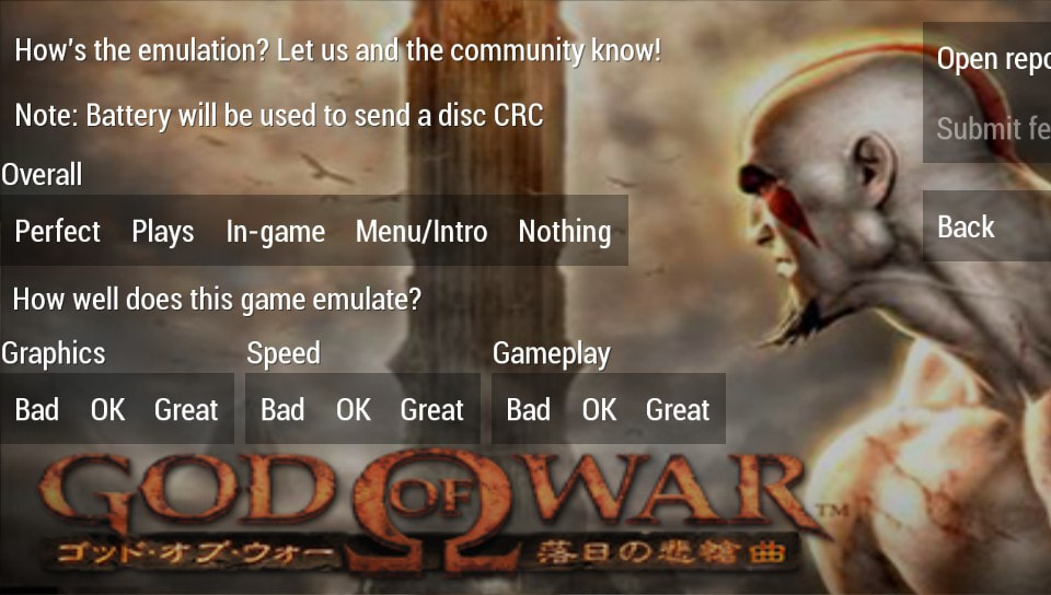User screenshot of game