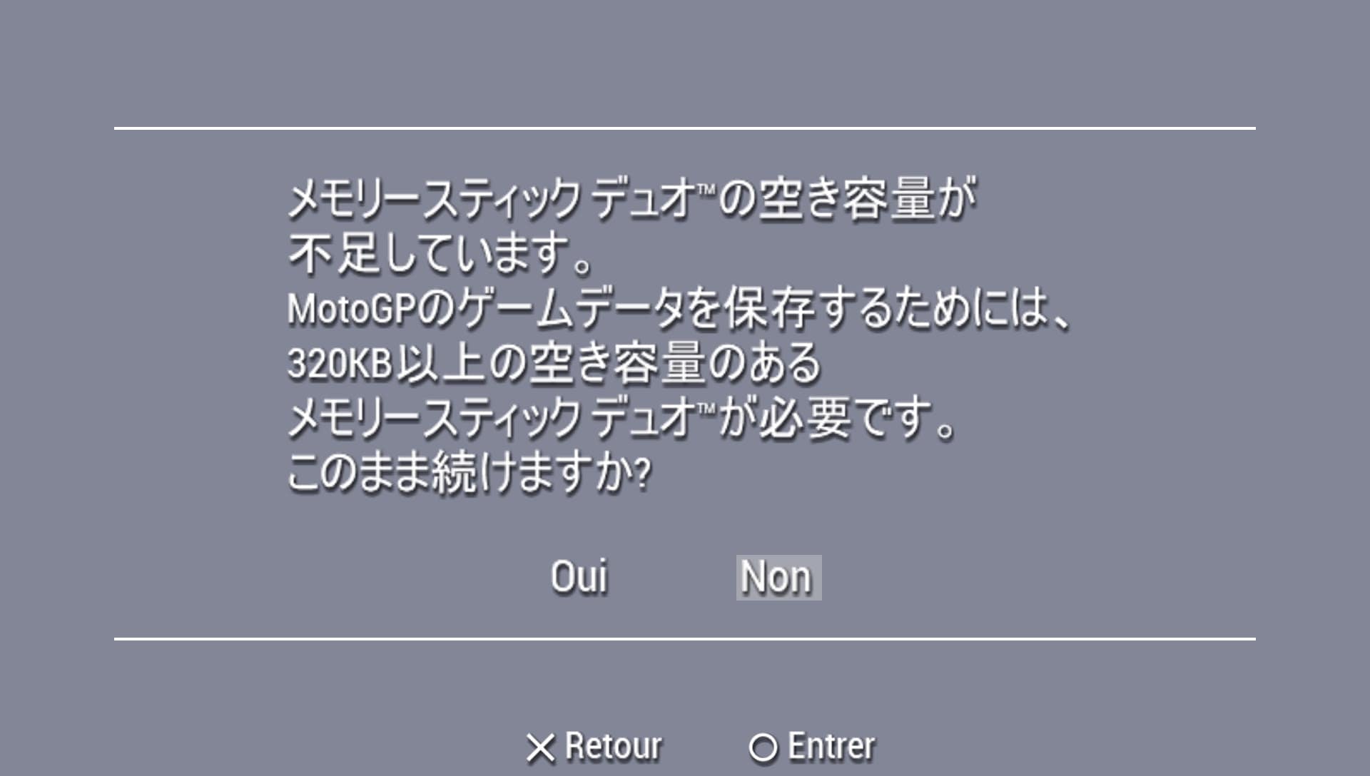 User screenshot of game