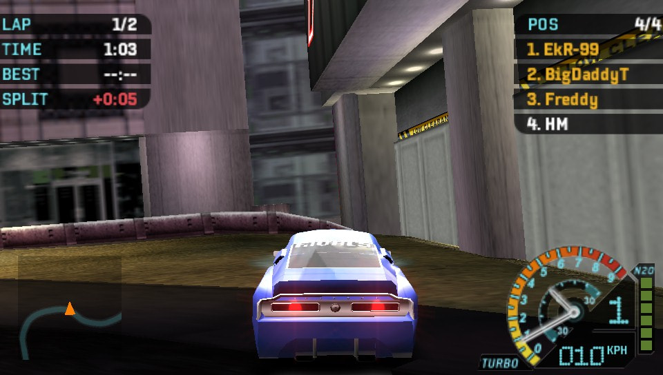 PSP Need For Speed Underground Rivals Gameplay 