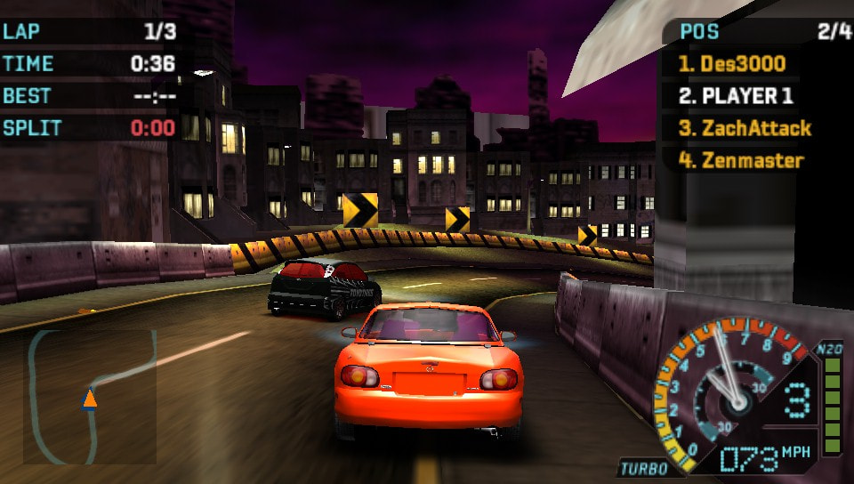 Screens: Need for Speed Underground: Rivals - PSP (1 of 22)