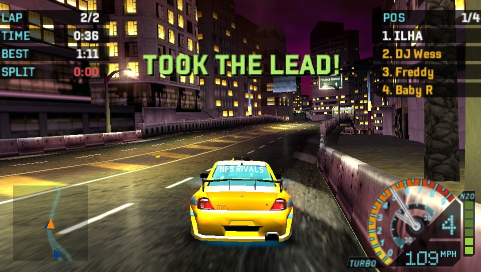 Need for Speed: Underground Rivals (PSP Gameplay)