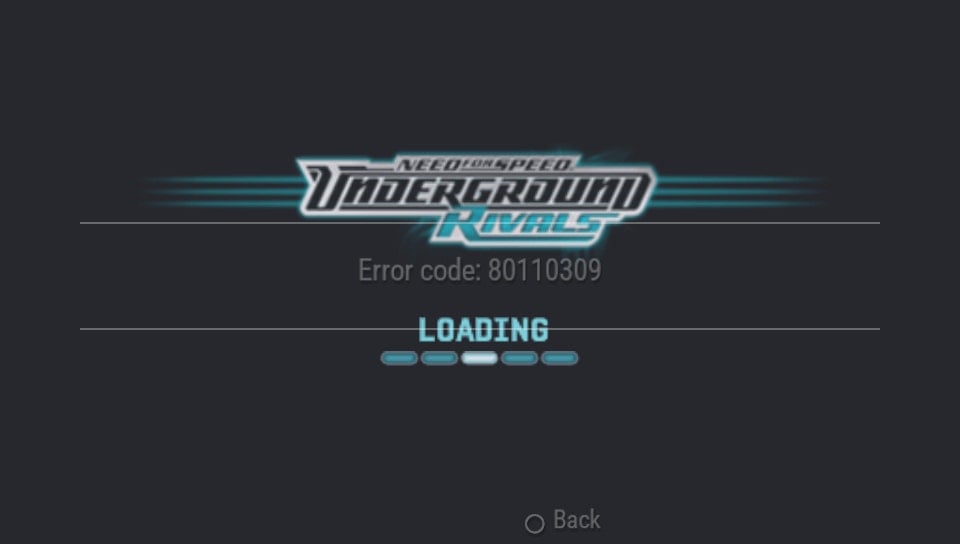 User screenshot of game