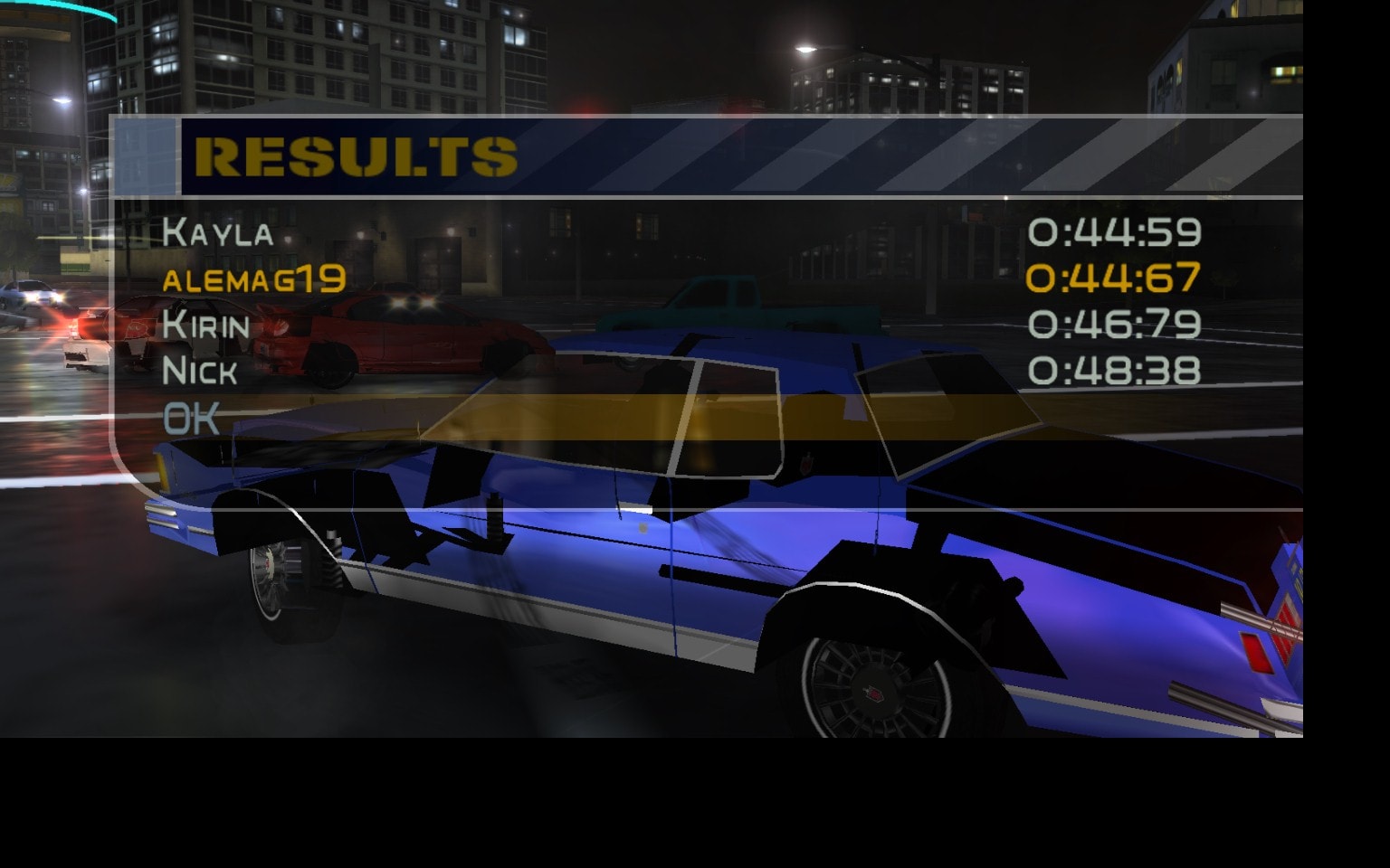 User screenshot of game