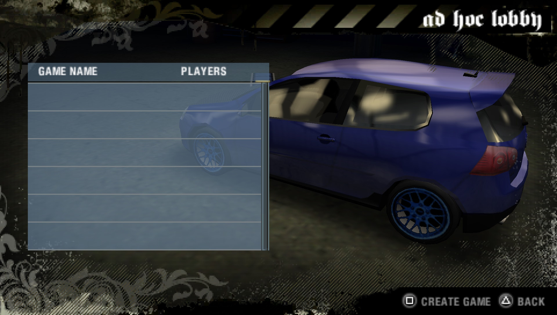 User screenshot of game