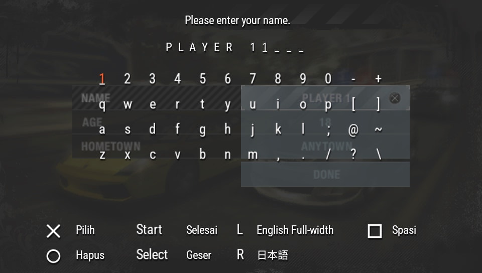 User screenshot of game