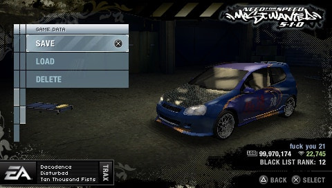 User screenshot of game