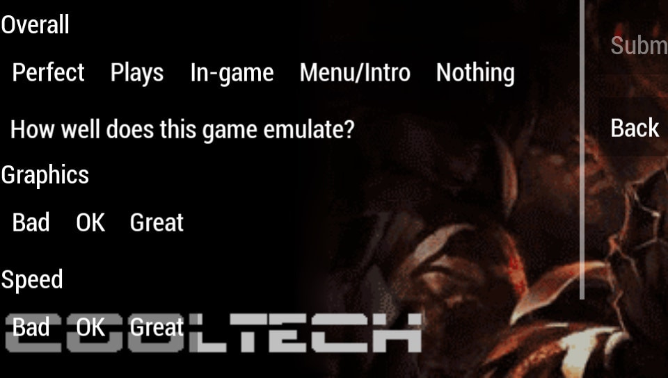User screenshot of game