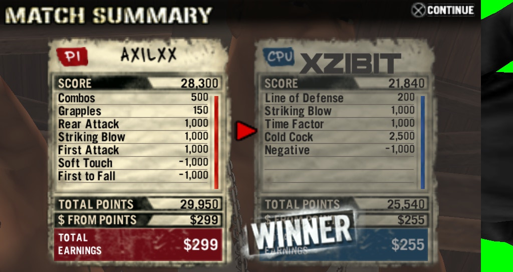 User screenshot of game