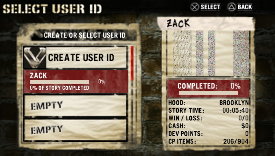 User screenshot of game