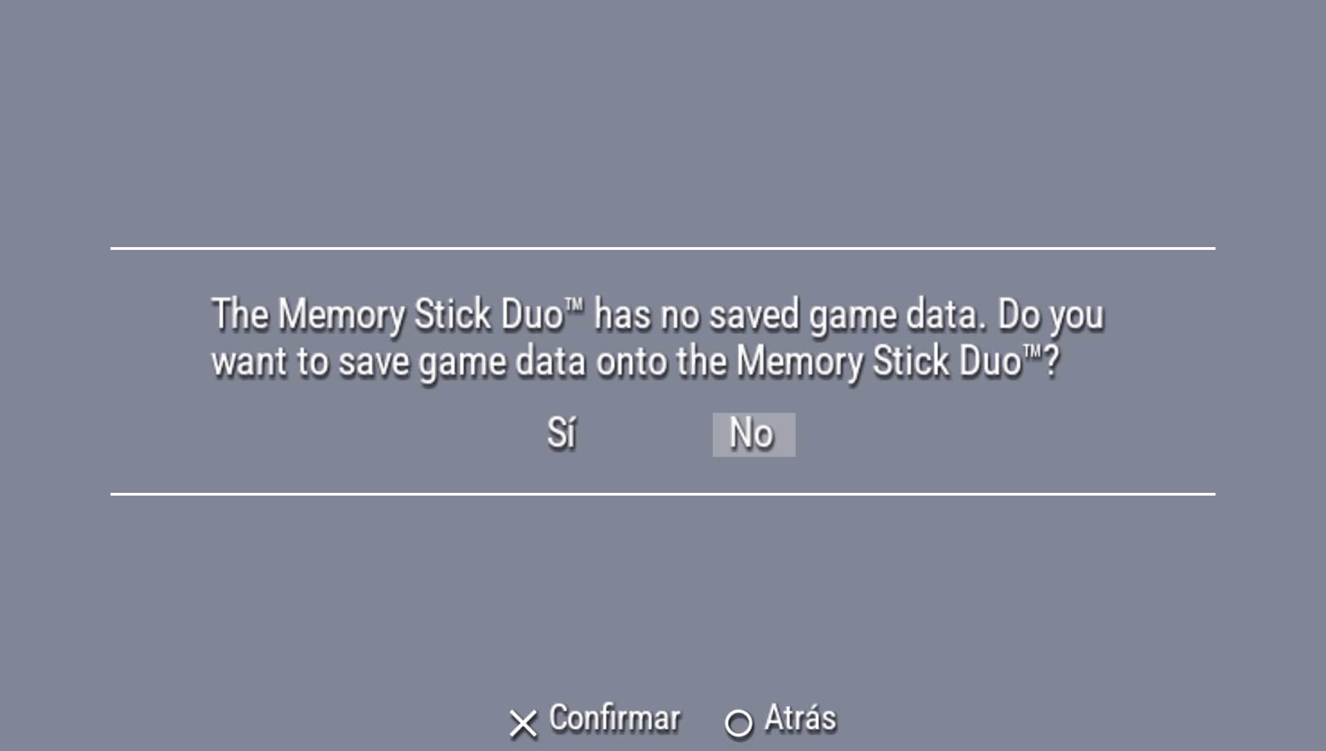 User screenshot of game