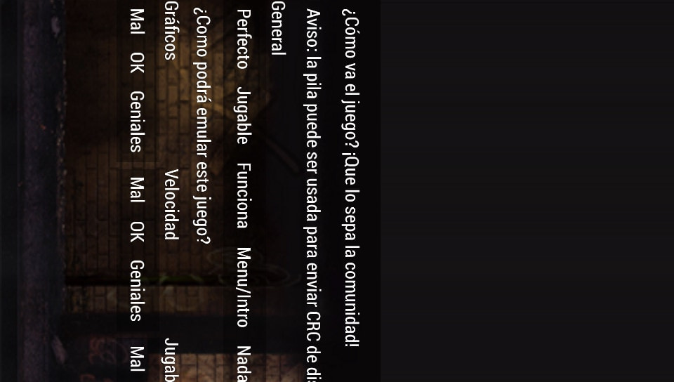 User screenshot of game