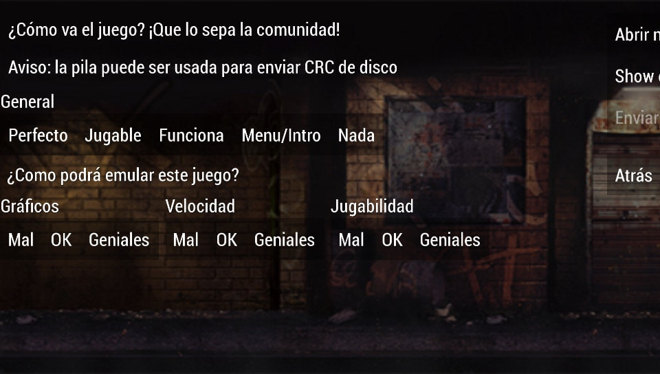 User screenshot of game