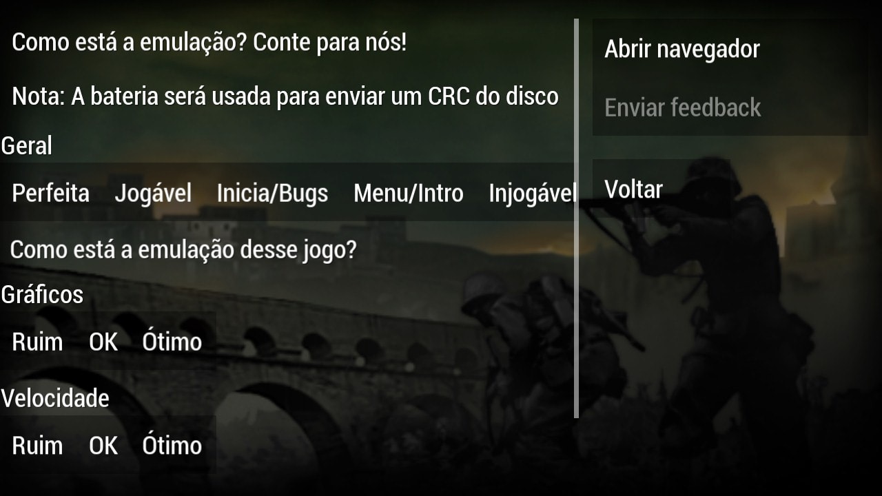 User screenshot of game