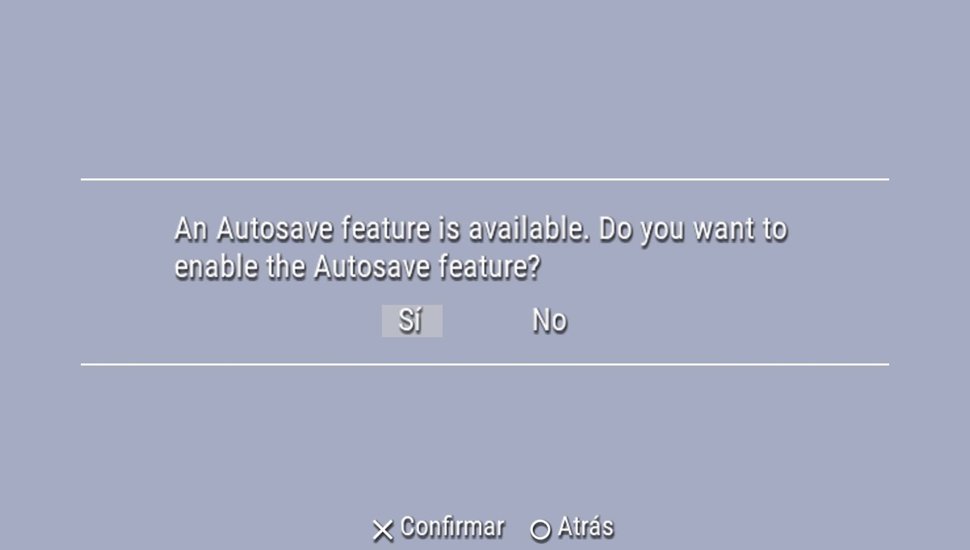 User screenshot of game