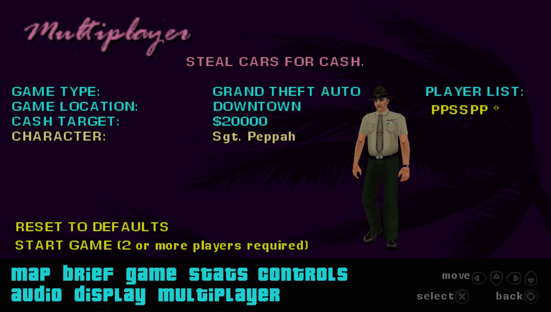 User screenshot of game