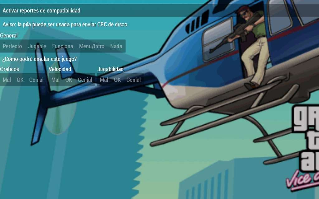 User screenshot of game