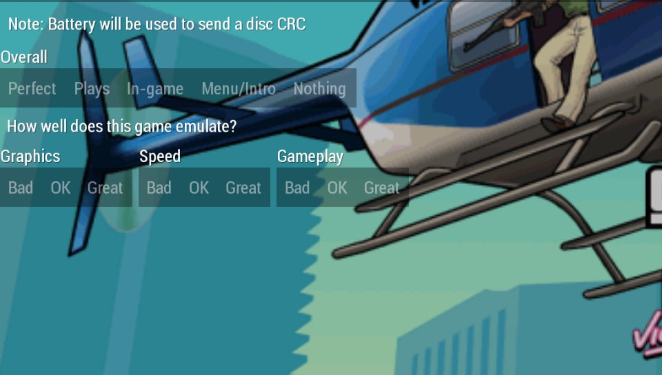 User screenshot of game