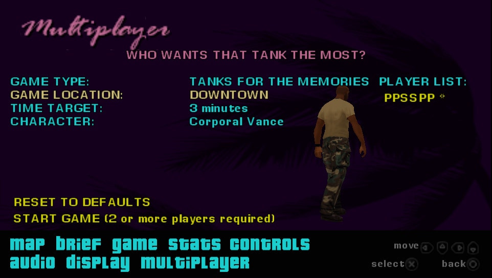 User screenshot of game