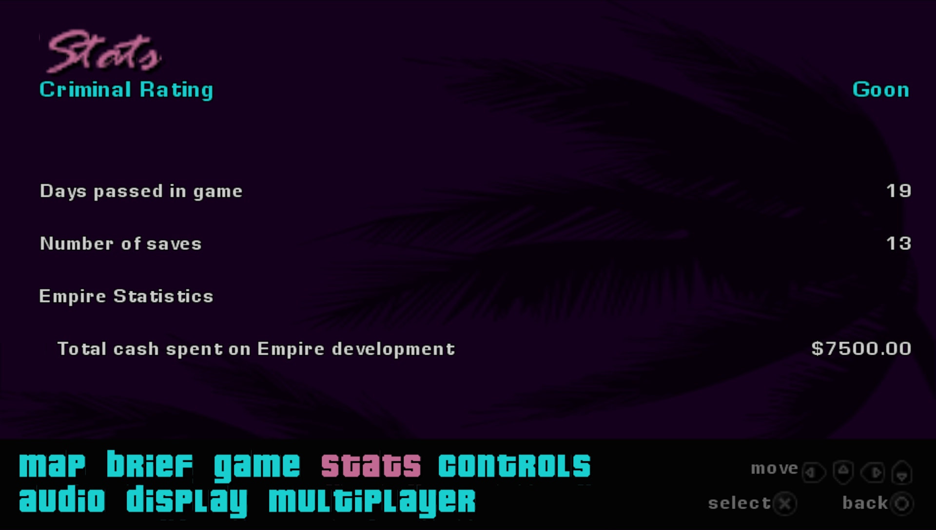 User screenshot of game