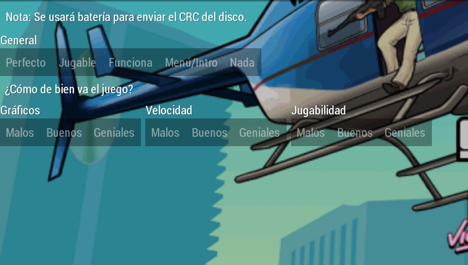 User screenshot of game