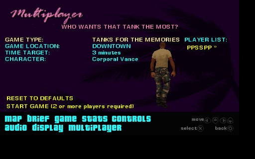 User screenshot of game