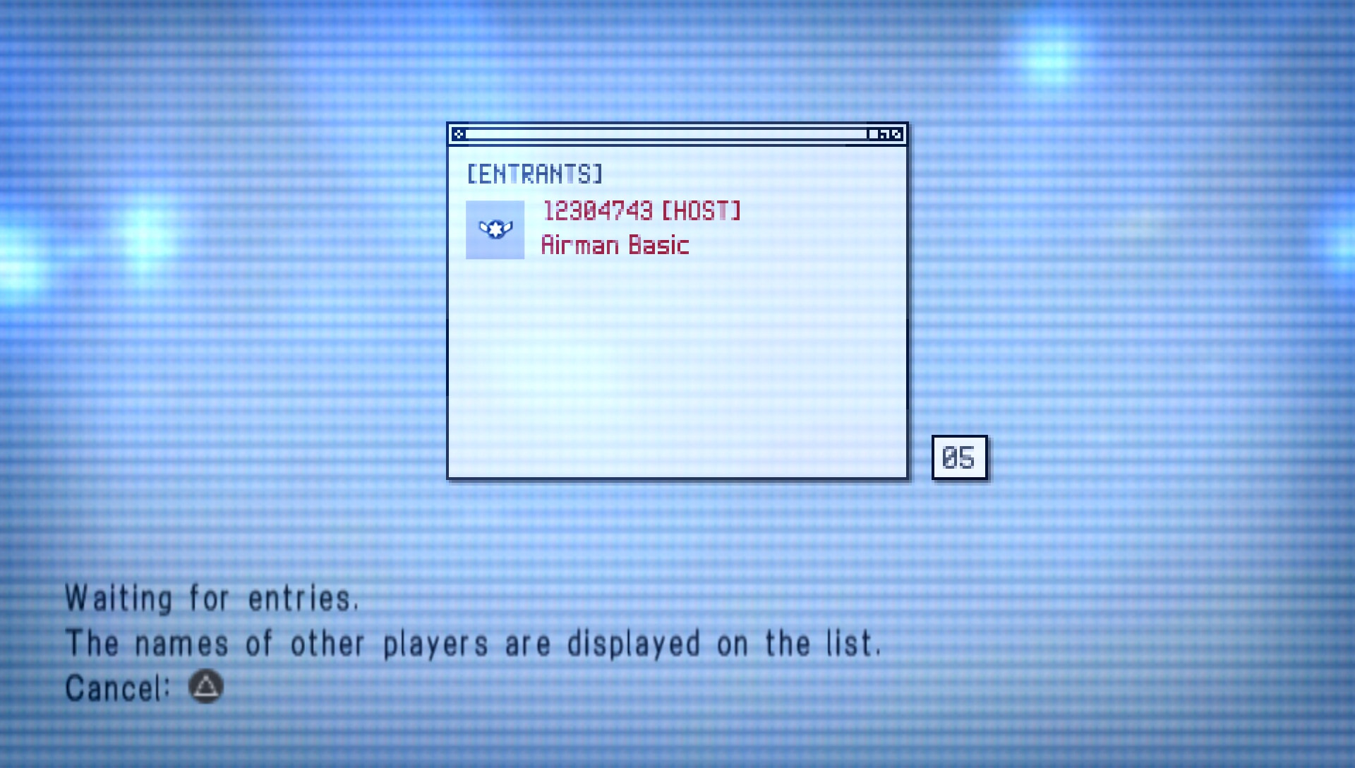User screenshot of game