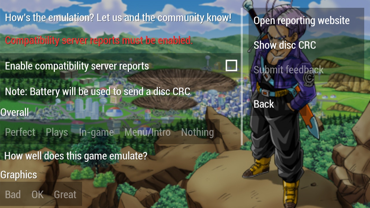 User screenshot of game