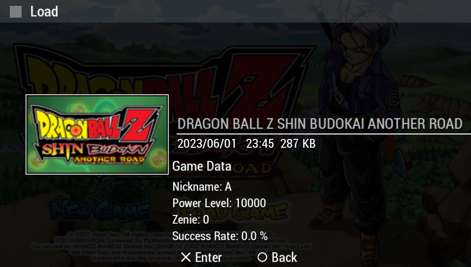 User screenshot of game