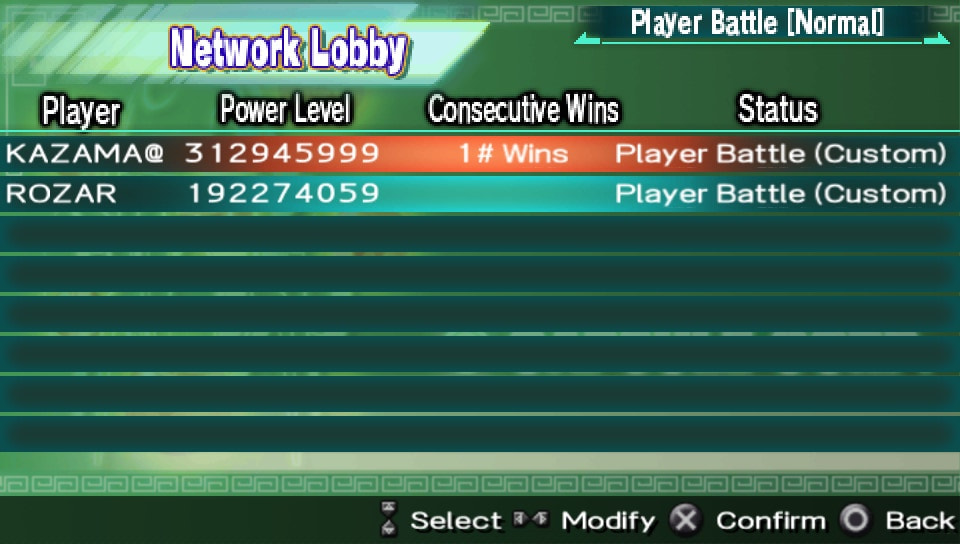 User screenshot of game