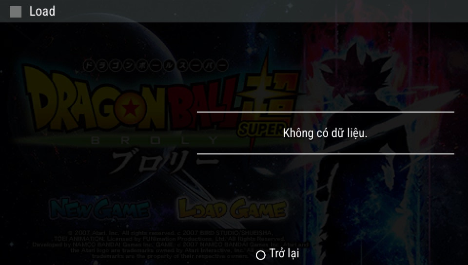 User screenshot of game